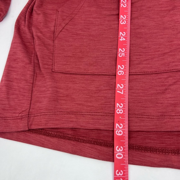 SPYDER ACTIVE MEN'S LARGE TSHIRT WITH HOODIE, RED COLOR - Picture 13 of 13